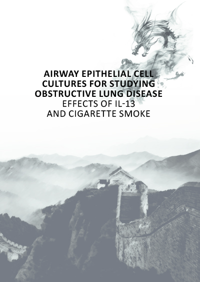 Airway epithelial cell cultures for studying obstructive lung disease